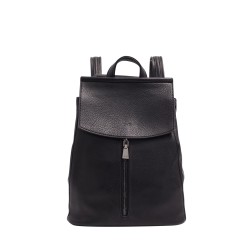 Chloe Convertible Backpack - Black Pebble